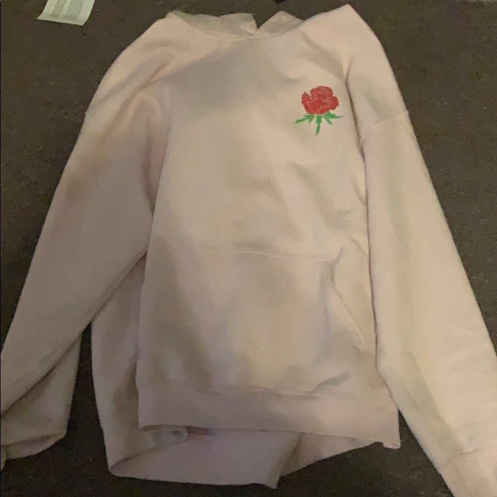 Bowery pink rose sweater